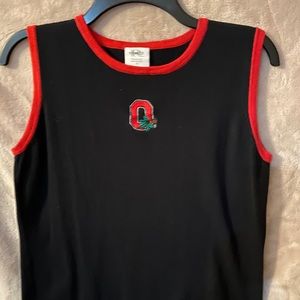 Ohio State Buckeyes tank top sweater black small